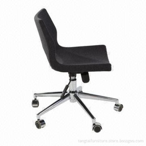Adjustable Office Task Chair, Made of Cashmere and Chrome Frame with Wheel